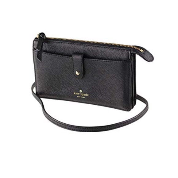 Kate Spade Alegra Larchmont Avenue Black Crossbody Nwt